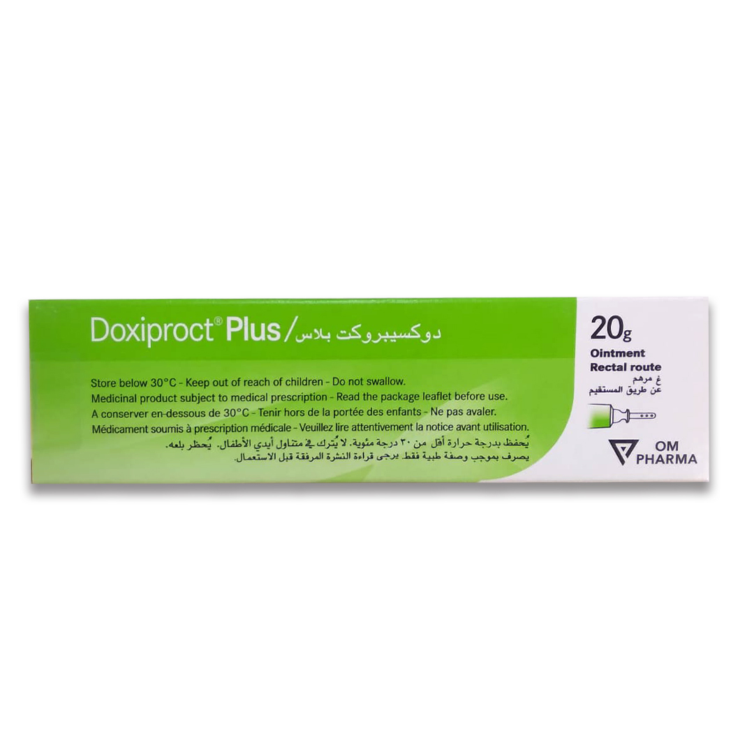 Doxiproct Plus Ointment 20gm product available at family pharmacy online buy now at qatar doha