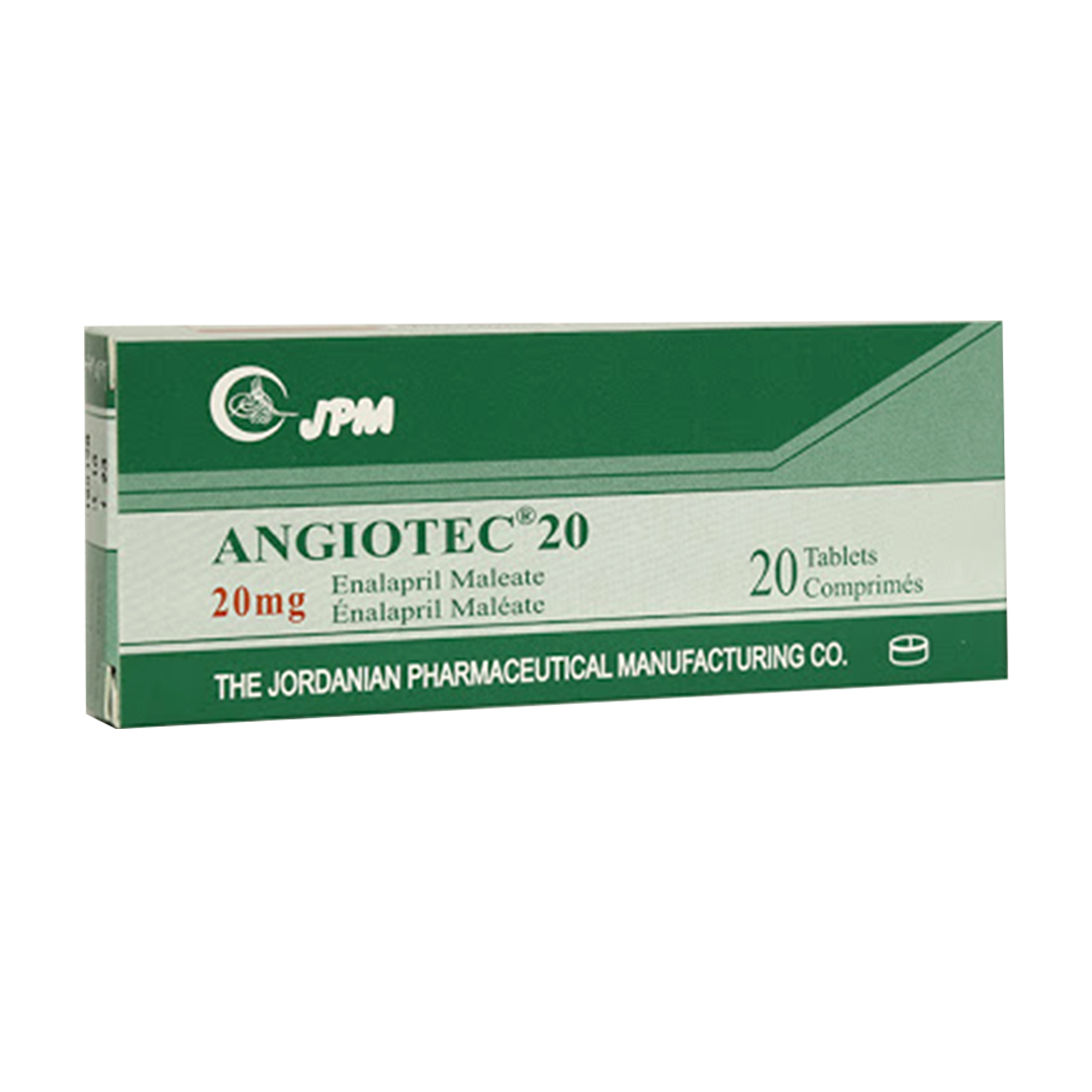 buy online Angiotec 20mg Tablet 20's   Qatar Doha