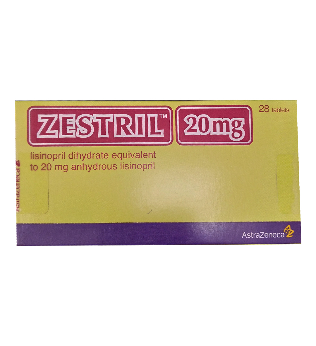 buy online Zestril 20mg Tablet 28's   Qatar Doha