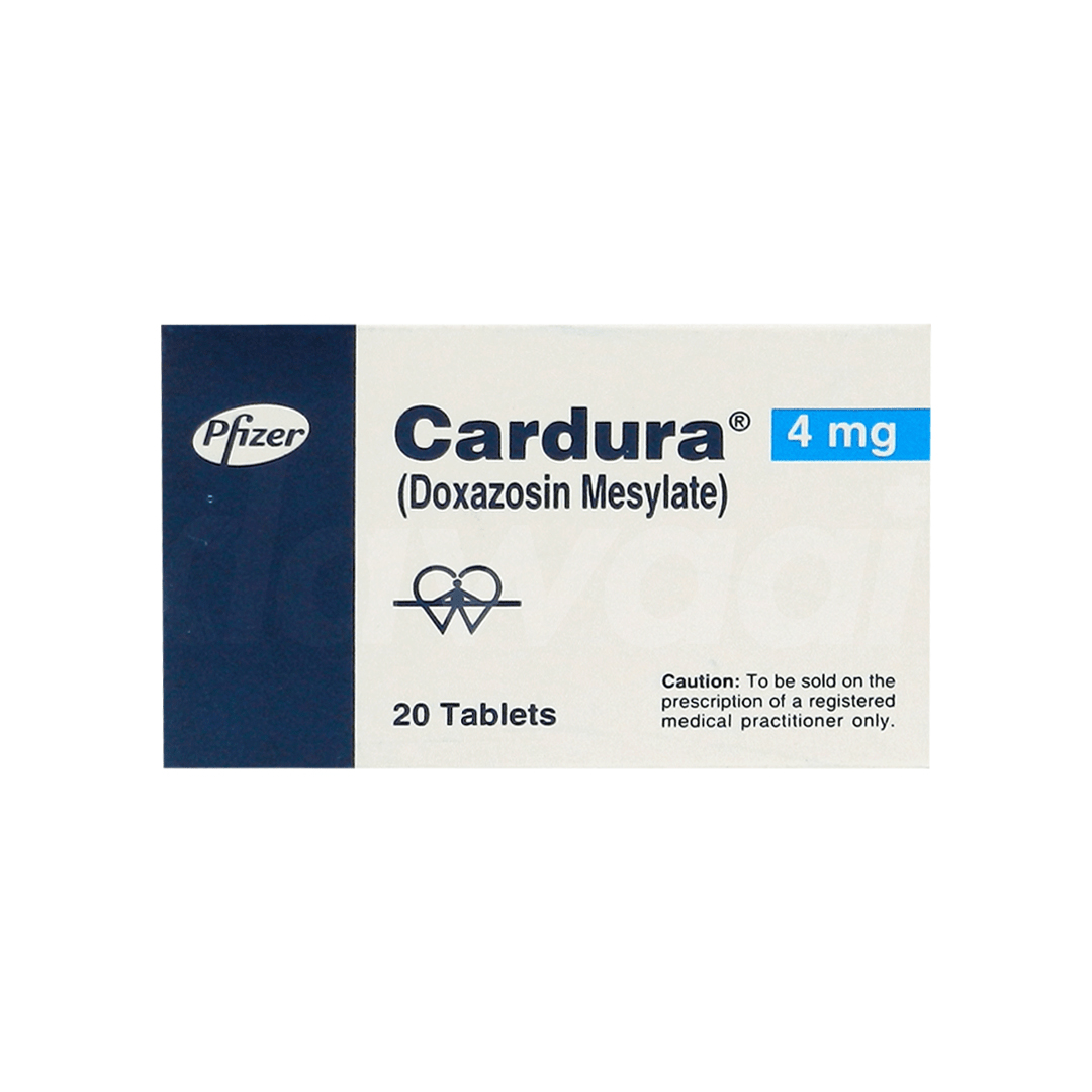 buy online Cardura 4Mg Tablet 20'S   Qatar Doha