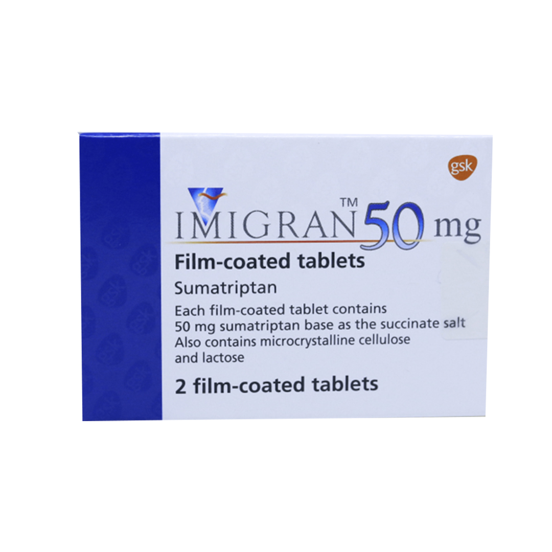 Imigran 50mg Tablet 2.s product available at family pharmacy online buy now at qatar doha