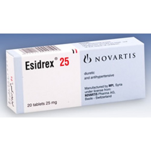 buy online Esidrex 25mg Tablet 20's   Qatar Doha