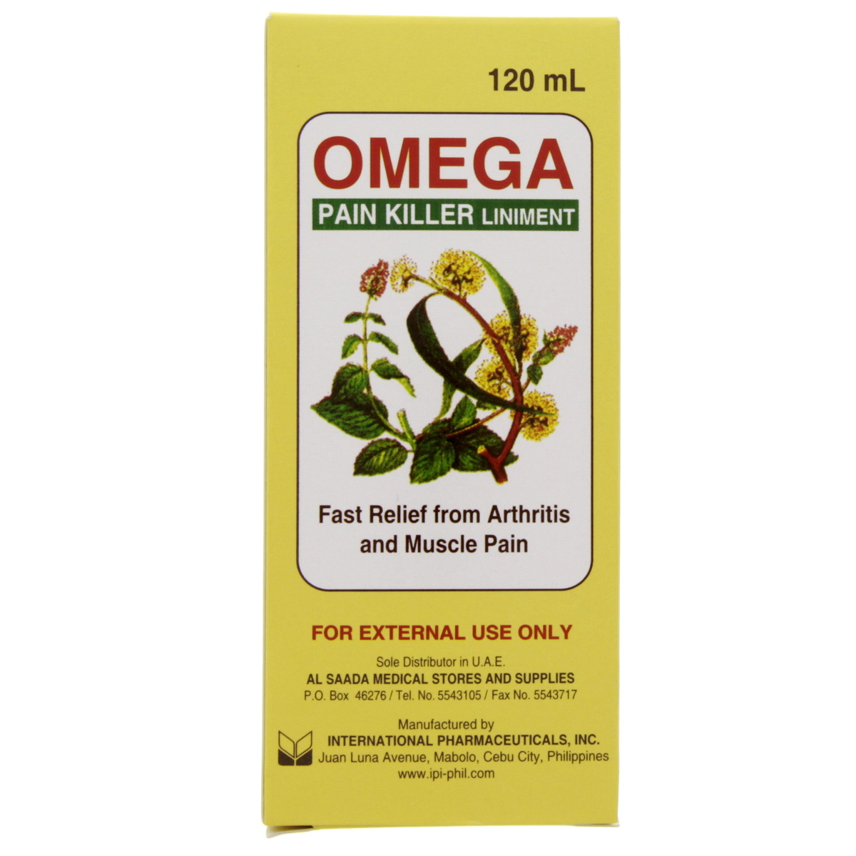 Omega Liniment 120Ml product available at family pharmacy online buy now at qatar doha