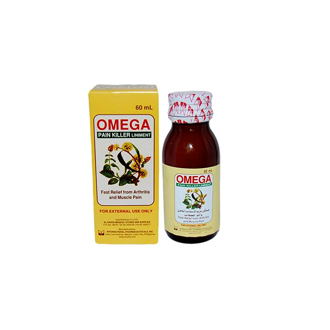 Omega Liniment 60ml product available at family pharmacy online buy now at qatar doha