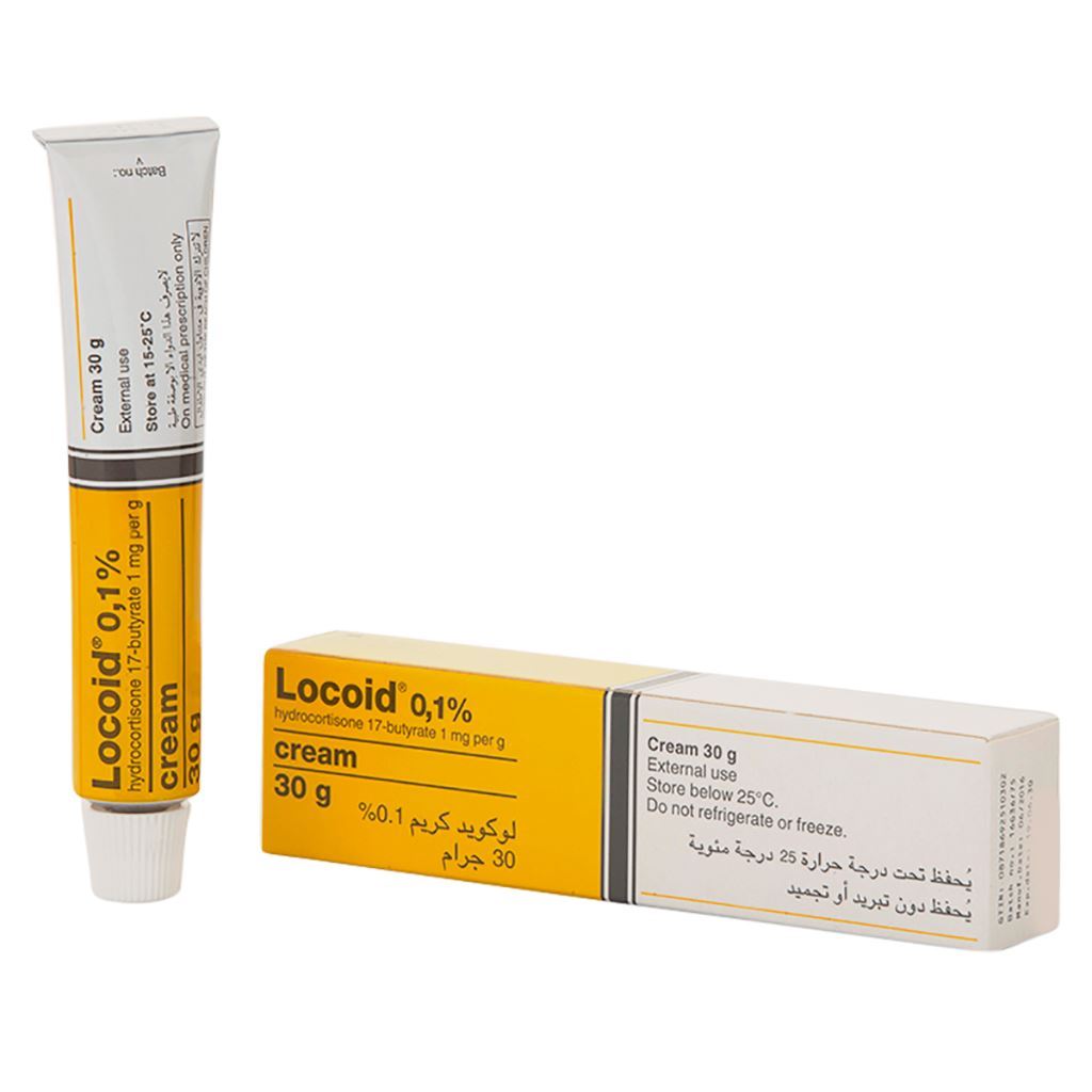 buy online Locoid 0.1% Cream 30Gm   Qatar Doha