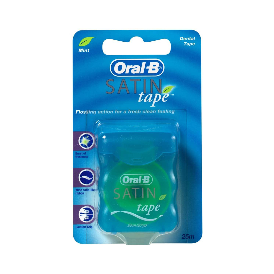 Oral B Satin/Floss 25M product available at family pharmacy online buy now at qatar doha