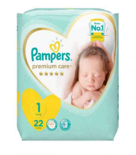 buy online Pampers Premium Care S1 22'S   Qatar Doha