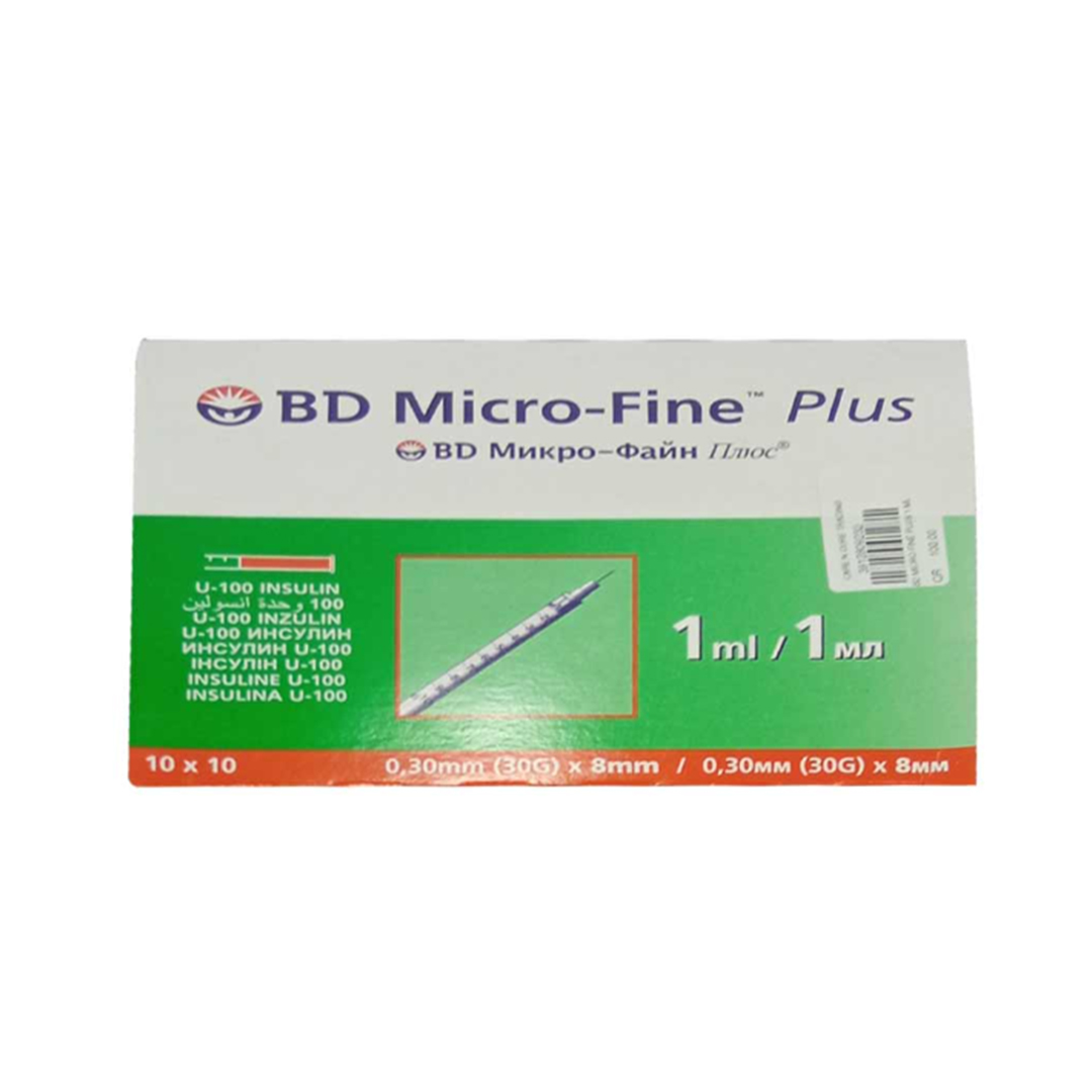 buy online Syringe 1Ml [B-D M/Fine Plus] 100'S	   Qatar Doha