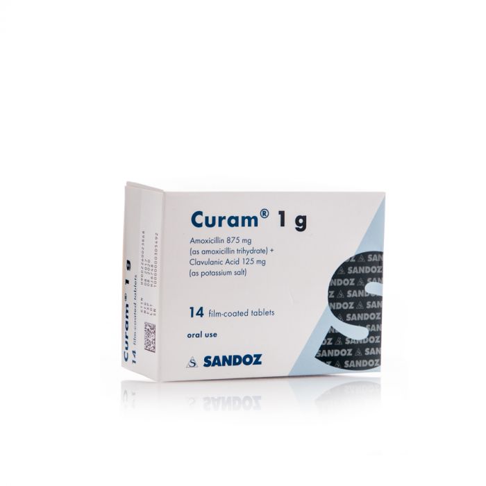buy online Curam 1Gm Tablet 14'S   Qatar Doha