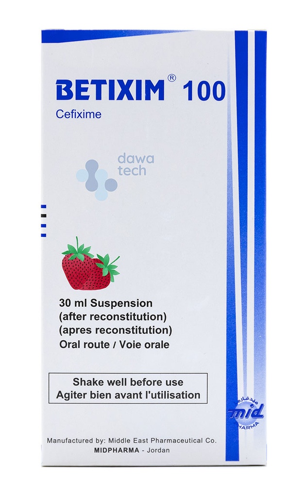 buy online Betixim [100Mg/5Ml] Suspension 30Ml 100mg/5ml  Qatar Doha