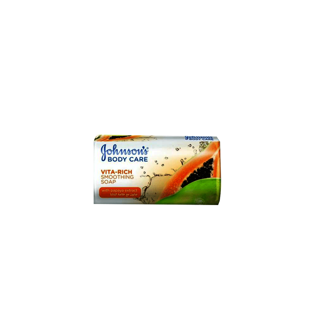 J&J V/R Smooth Papaya Soap 175 Gm. product available at family pharmacy online buy now at qatar doha