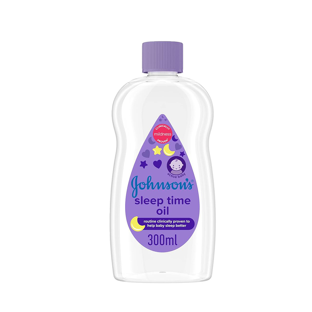 buy online J&J Baby Oil [Bed/Time] 300Ml   Qatar Doha