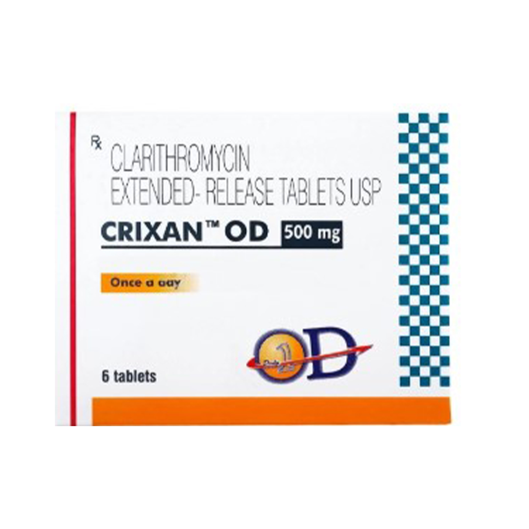 buy online Crixan Od [500Mg] Tablets 10'S   Qatar Doha