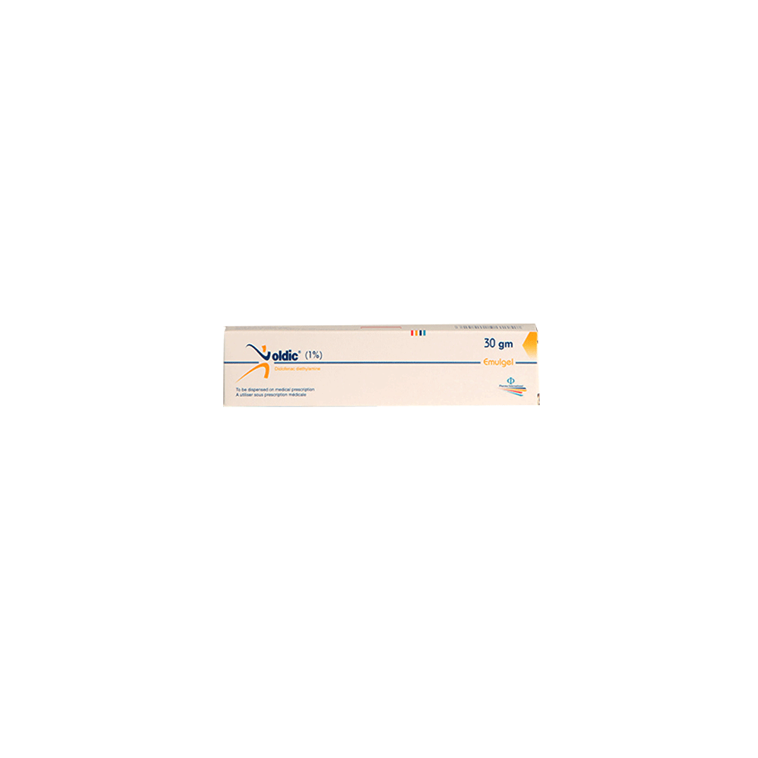 Voldic 1% Emulgel 30gm product available at family pharmacy online buy now at qatar doha