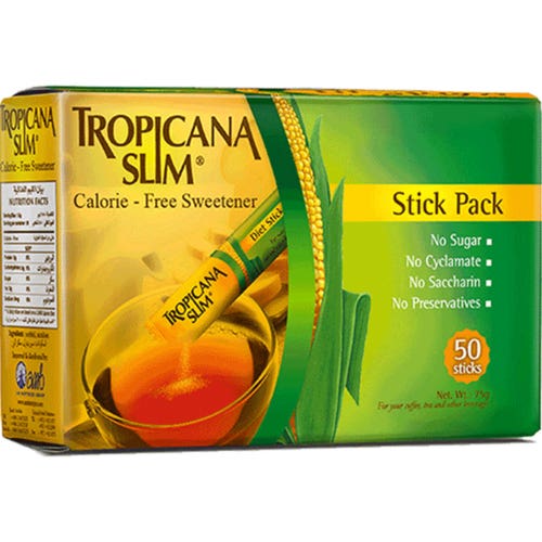 buy online Tropicana Slim Zero Calorie Sweetener 50'S   Qatar Doha