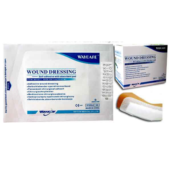 Adh.dressing N-woven 6 X7 Cm [801011] 100.s Waycare product available at family pharmacy online buy now at qatar doha