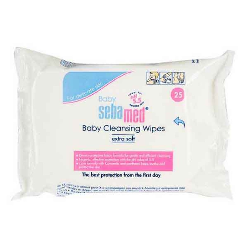 buy online Sebamed Baby Wet Wipes 25'S   Qatar Doha