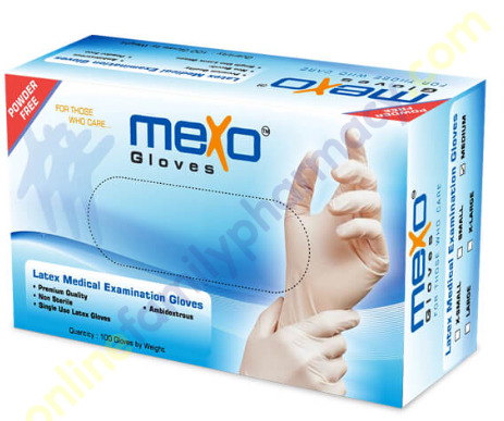 Latex Examin. Gloves /pf [xl] 100.s product available at family pharmacy online buy now at qatar doha