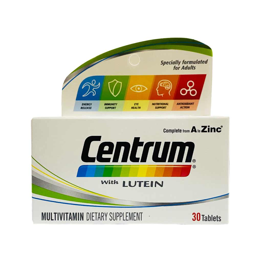 buy online Centrum With Lutein Tablets 30'S   Qatar Doha