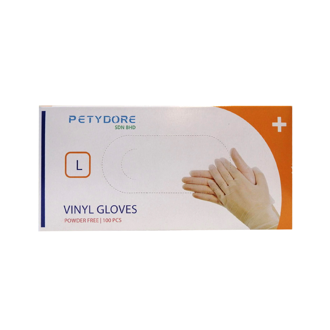 Gloves Examination L Vinyl Powder Free ALFAL Star Love product available at family pharmacy online buy now at qatar doha