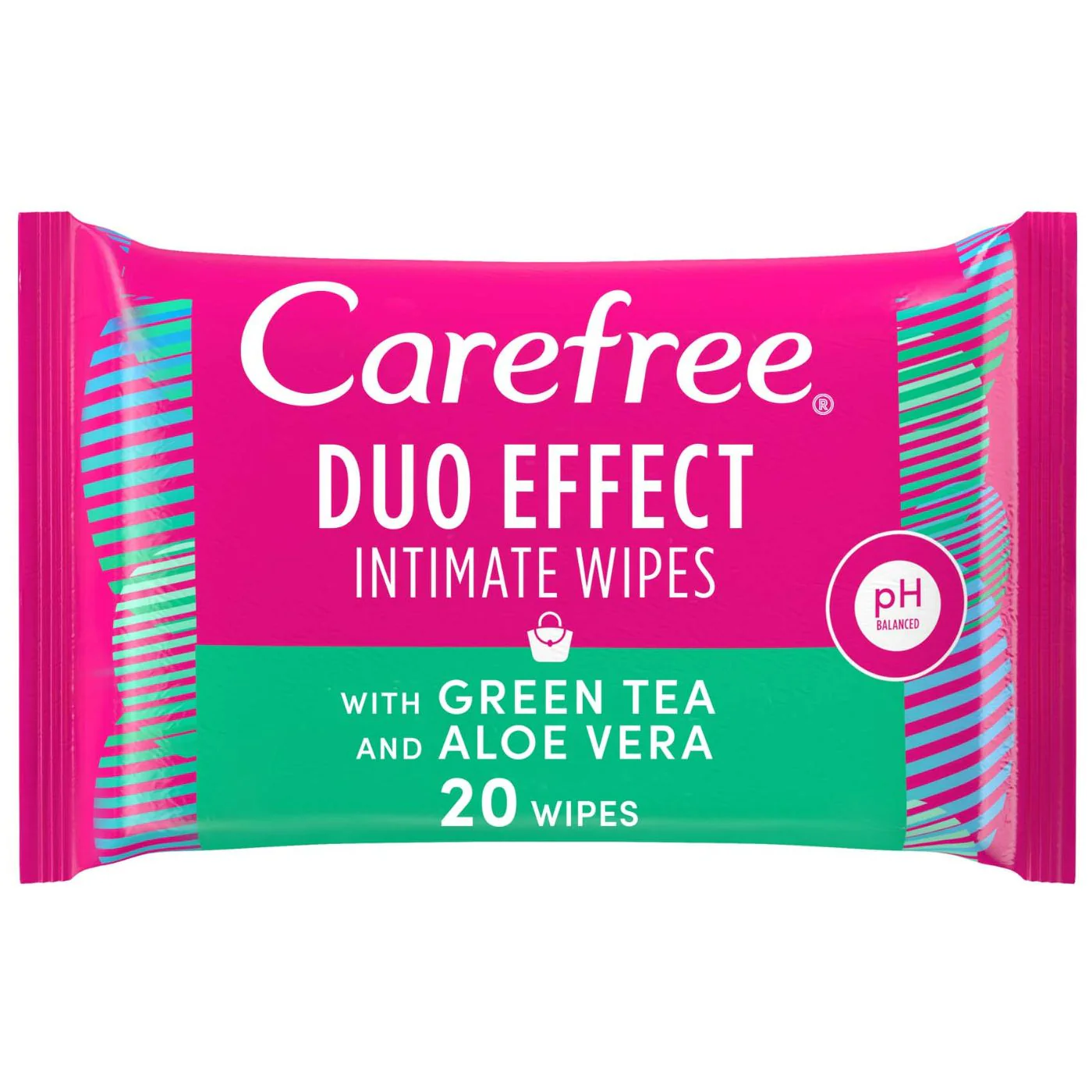 buy online Carefree Wipes - Aloe 20'S   Qatar Doha