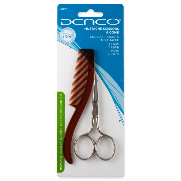 buy online Denco Mustache Scissor & Comb #4102   Qatar Doha