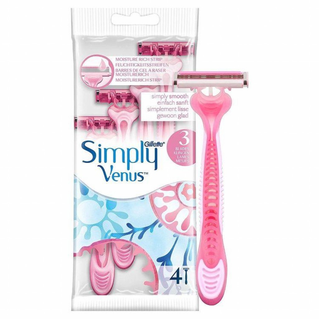 buy online Gillette Simply Venus 3 Razor 4's   Qatar Doha