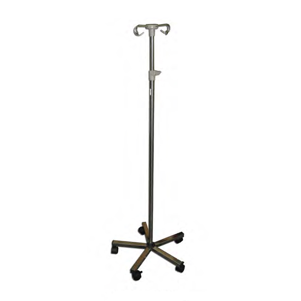 Iv Stand With 4 Hooks S/S Tube 5 Wheels [Mx-Lrd] product available at family pharmacy online buy now at qatar doha