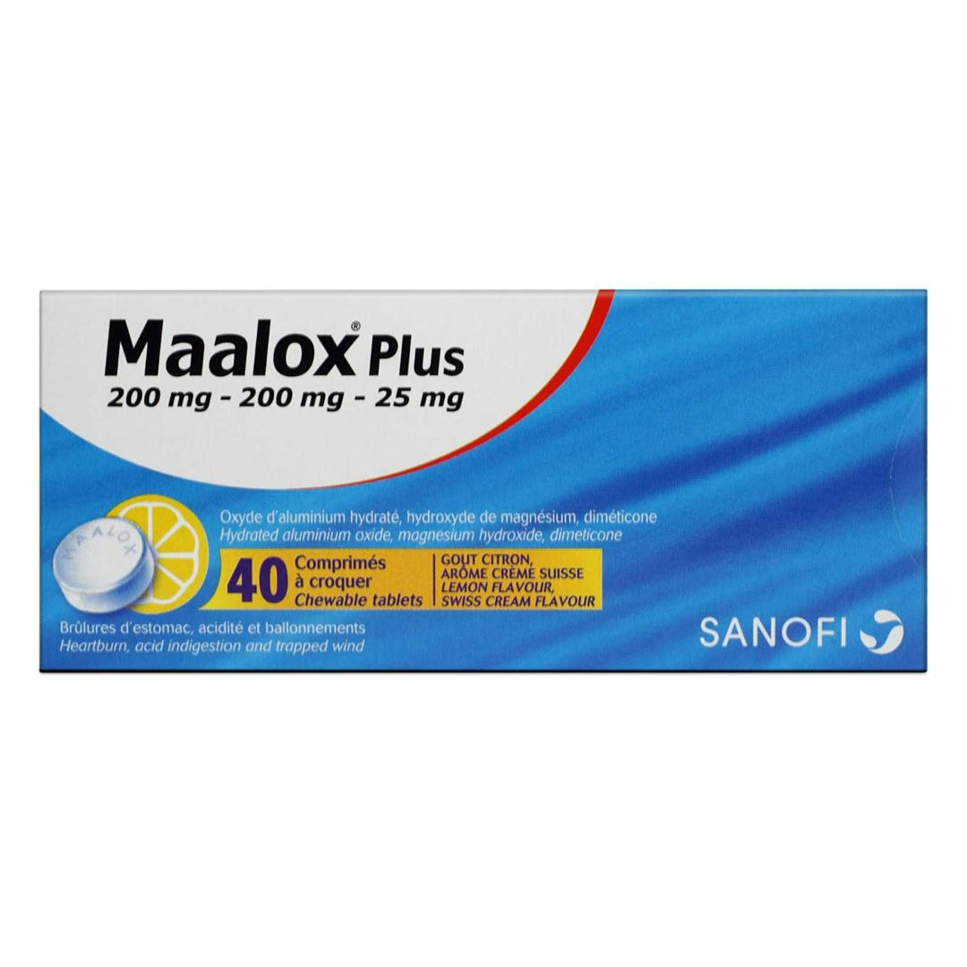 Maalox Plus Tablets 40.s product available at family pharmacy online buy now at qatar doha