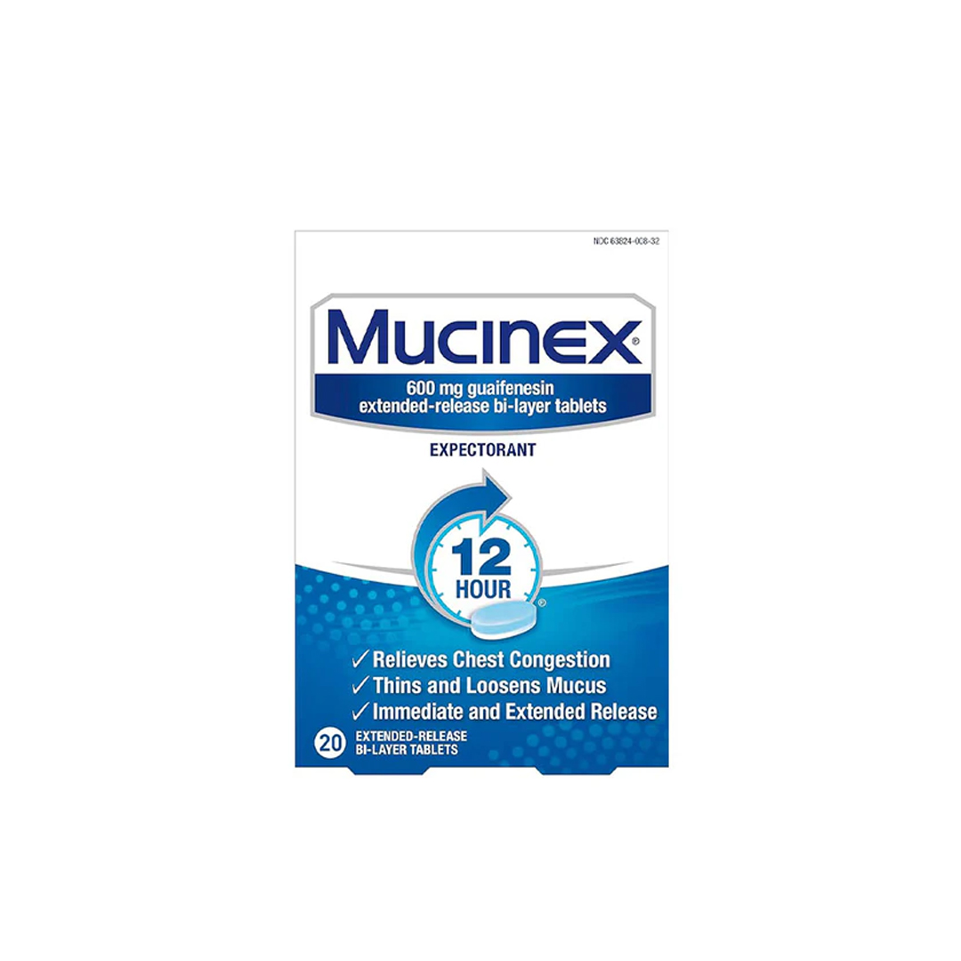 buy online Mucinex Expectorant 600Mg Tab.20'S   Qatar Doha