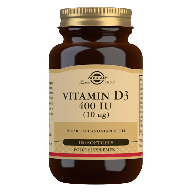 buy online Vitamin D3 400 Iu Softgel- Solgar 100'S   Qatar Doha