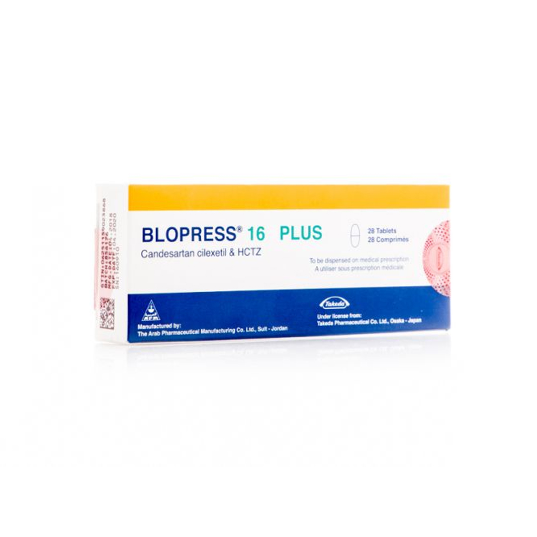 Blopress 16mg Plus Tablets 28.s product available at family pharmacy online buy now at qatar doha