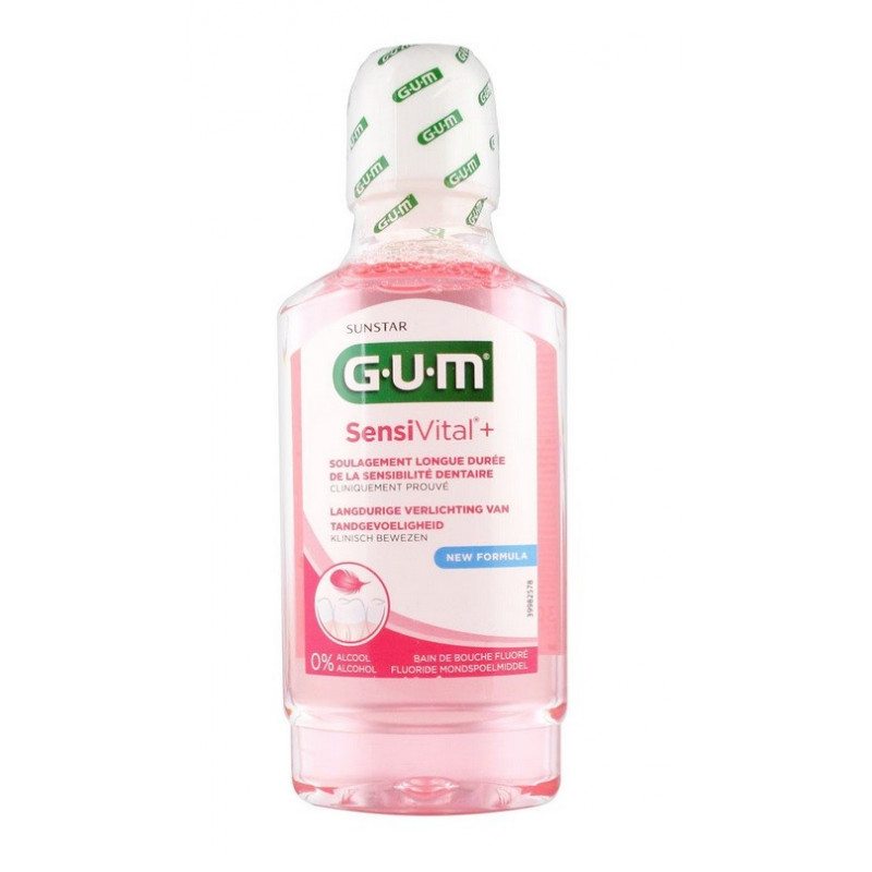 Gum Sensivital Mouthrinse 300Ml #1727 product available at family pharmacy online buy now at qatar doha