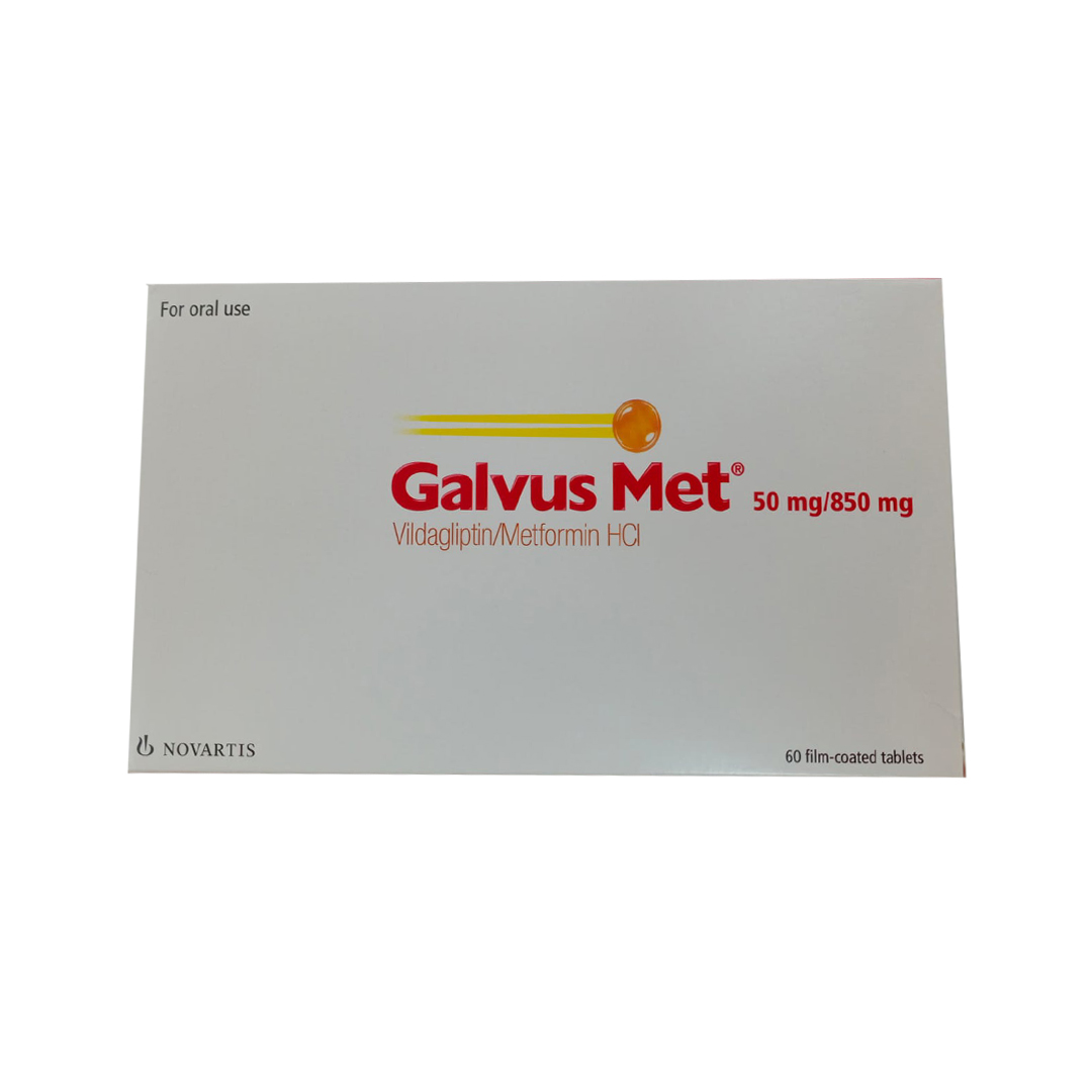 buy online Galvus Met [50mg / 850mg] Tablet 60's   Qatar Doha