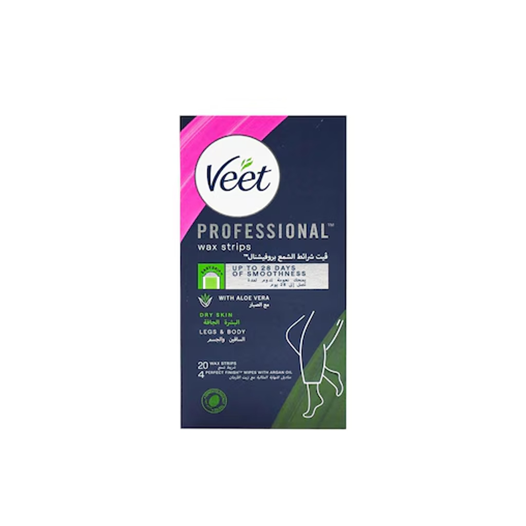 buy online Veet Cold Wax Strips Dry 20'S   Qatar Doha