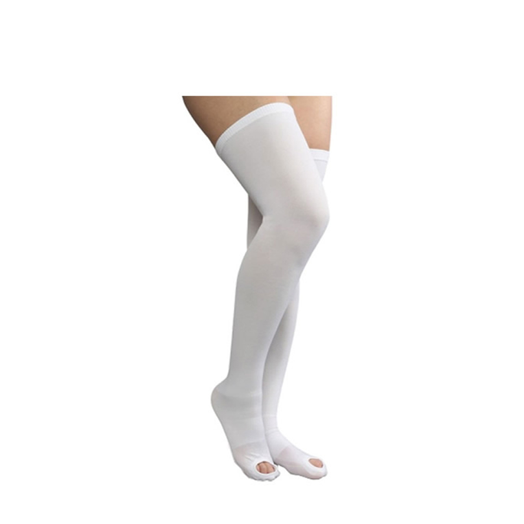 Socks - Anti Embolism - DVT - 18 Below Knee + Open Toe AD - XXL DYNA product available at family pharmacy online buy now at qatar doha