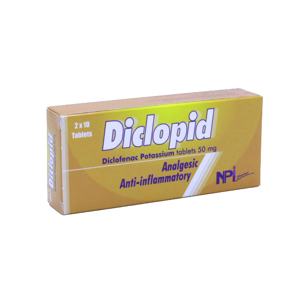 buy online Diclopid 50mg Tablet 20's   Qatar Doha