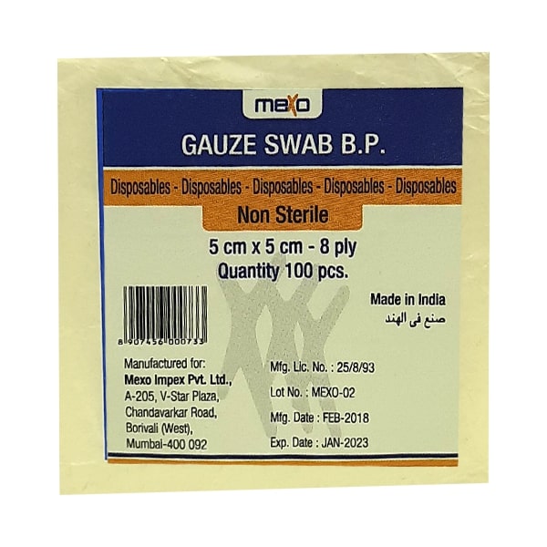 buy online 	Gauze Swab 8 Play - Mexo 5 X 5 Cm  Qatar Doha