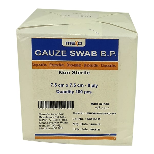 buy online 	Gauze Swab 8 Play - Mexo 7.5 X 7.5 Cm  Qatar Doha