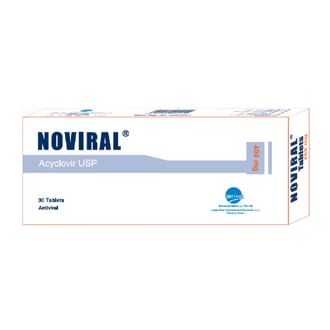 buy online Noviral 400Mg Tablet 30'S   Qatar Doha
