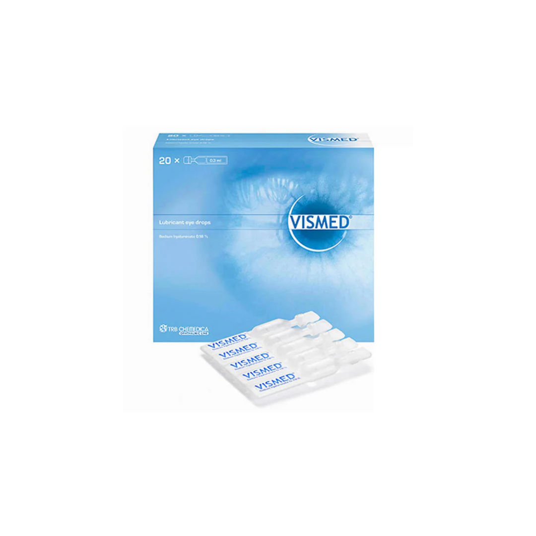 buy online vismed lubricant eye drops-0.3mlx20's 1  Qatar Doha