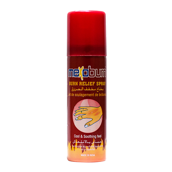 Mexoburn Burn Relief Spray 50Gm product available at family pharmacy online buy now at qatar doha