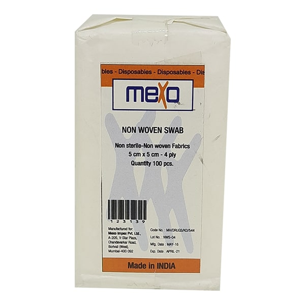 buy online 	Gauze Non Woven 4Ply - Mexo 5 Cm X 5 Cm  Qatar Doha