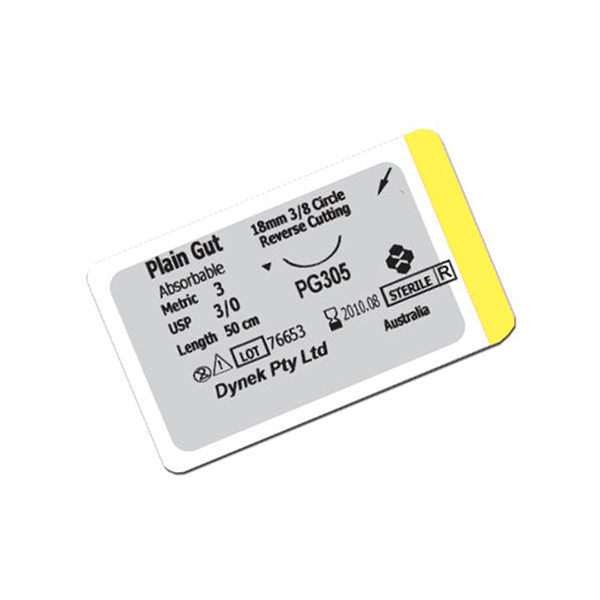 buy online 	Suture Plain Gut - Dynek 5/0  Qatar Doha