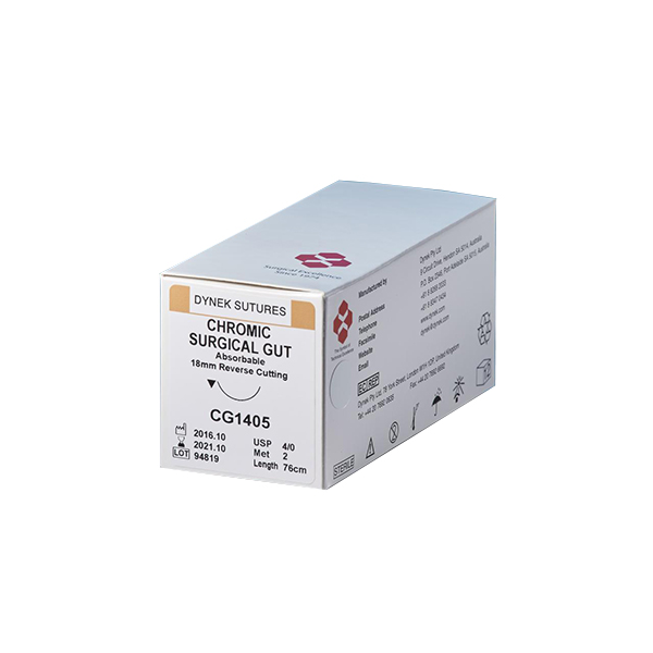 buy online 	Suture Chromic Gut - Dynek 5/0 X 50Cm On 12Mm 3/8  Qatar Doha