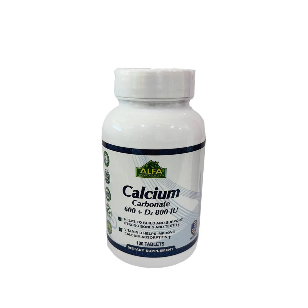 buy online Alfa Calcium 600+D Tab 100'S   Qatar Doha