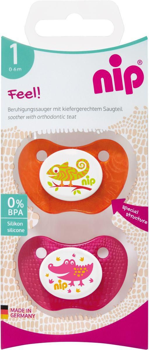 Soother 0-6 Mth Size 1 Silicone NIP # 313057 product available at family pharmacy online buy now at qatar doha