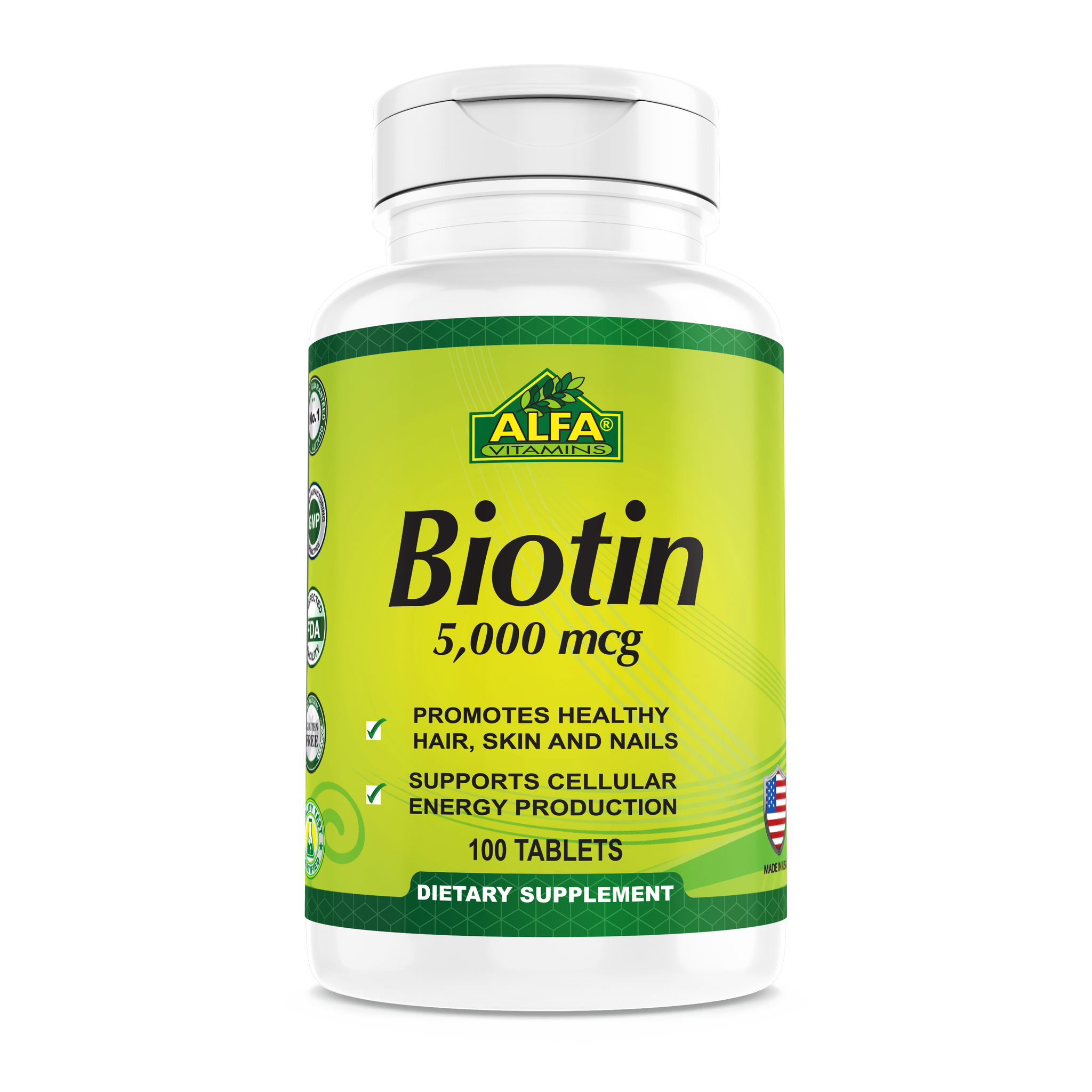 Alfa Biotin 5000 Mcg 100.s product available at family pharmacy online buy now at qatar doha