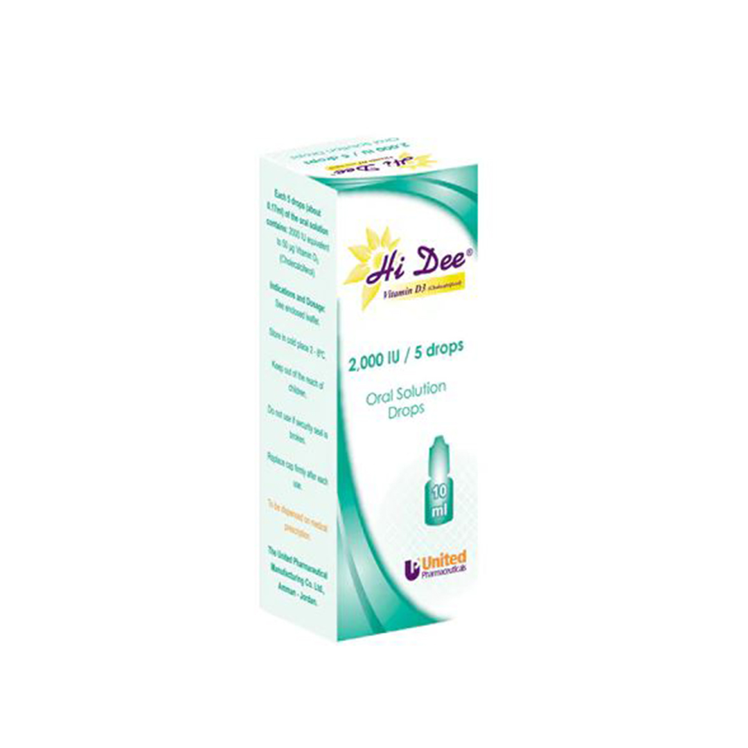 buy online Hi Dee 2000Iu Oral Drops 10Ml   Qatar Doha