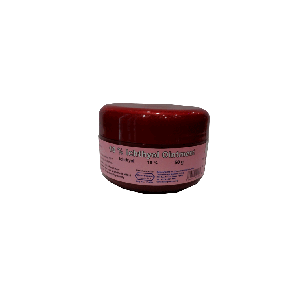 buy online Ichthyol 10% Ointment 50 Gm (Qatar Pharma)	   Qatar Doha